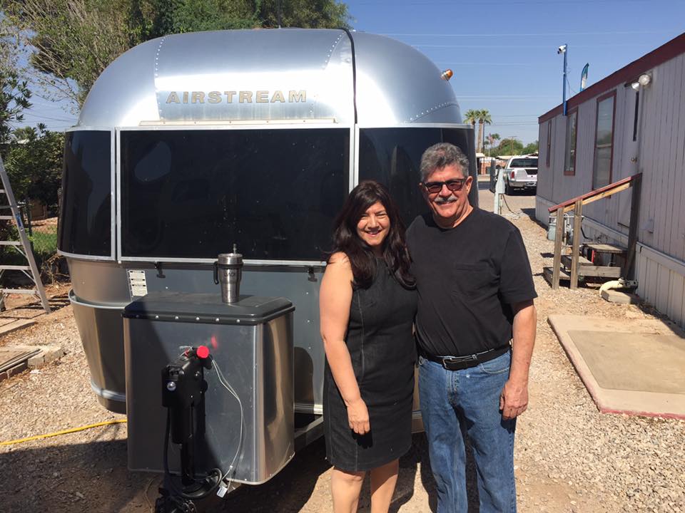 Used airstream trailer at Nelson RV in Tucson Arizona